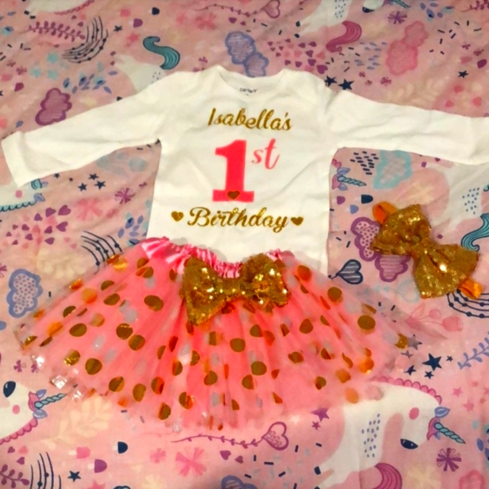 Isabella 1st Birthday Dress